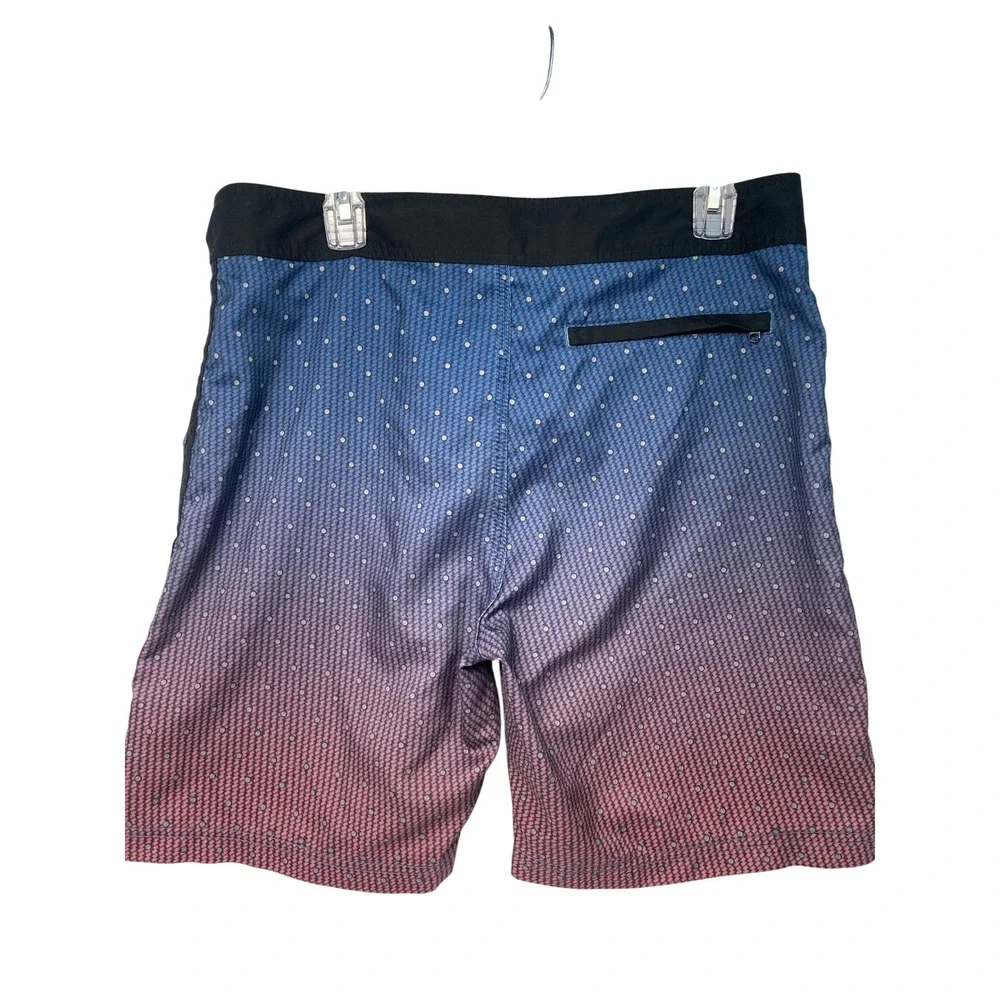 Hurley Phantom Board Shorts Men's 32 Blue Purple Ombre Swim Trunks